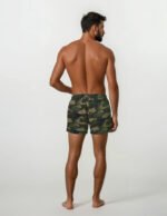 Men’s swim trunks green camouflage - Image 3